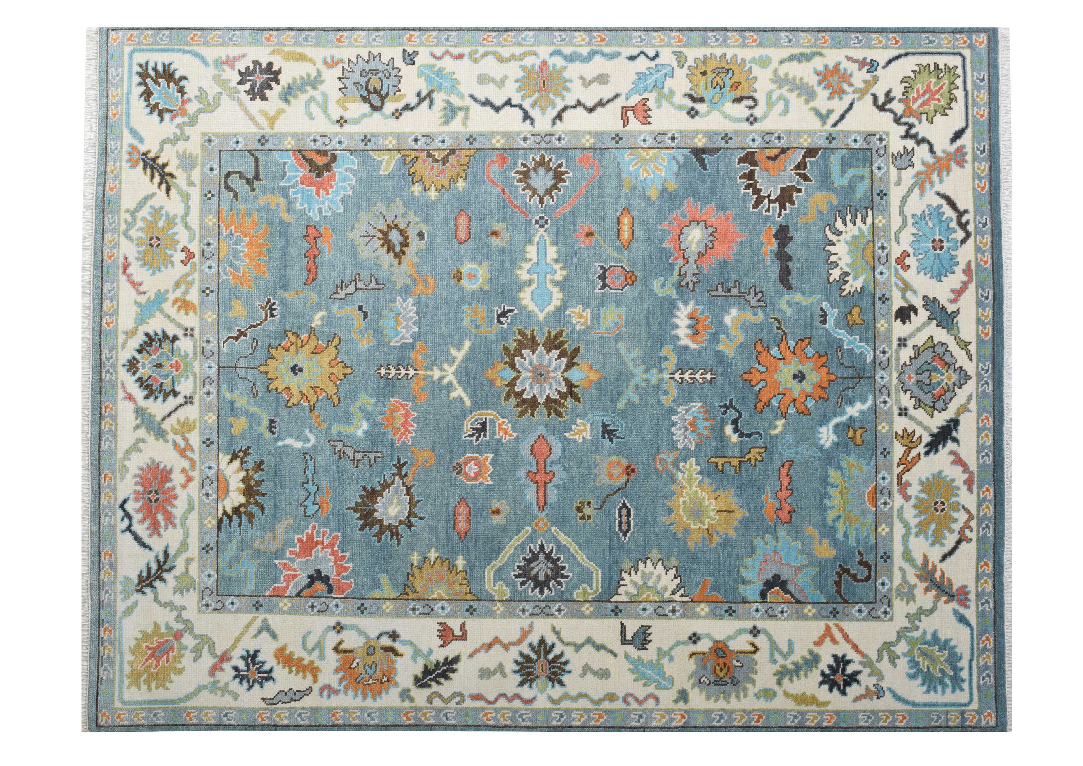 Oushak Rug 8.1 x 10.4 Multi - Design 723