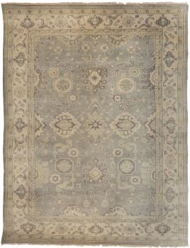 Hand Knotted Oushak Rug 9' x 12'