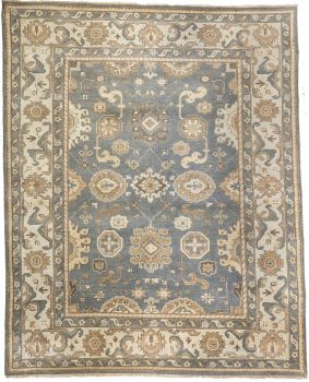 Hand Knotted Oushak Rug 8' X 10'