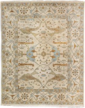 Hand Knotted Oushak Rug 8' X 10'