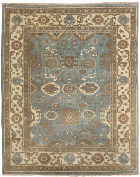 Hand Knotted Oushak Rug 8' X 10'