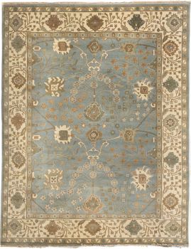 Hand Knotted Oushak Rug 8' X 10'