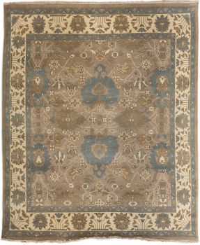 Hand Knotted Oushak Rug 8 X 10