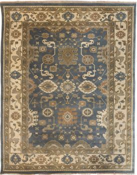 Hand Knotted Oushak Rug 9' x 12'