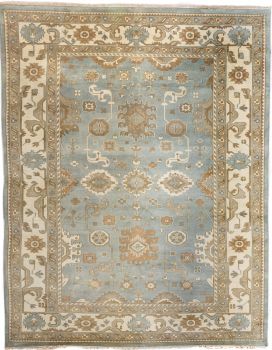 Hand Knotted Oushak Rug 9' x 12'