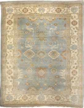 Hand Knotted Oushak Rug 9 x 12