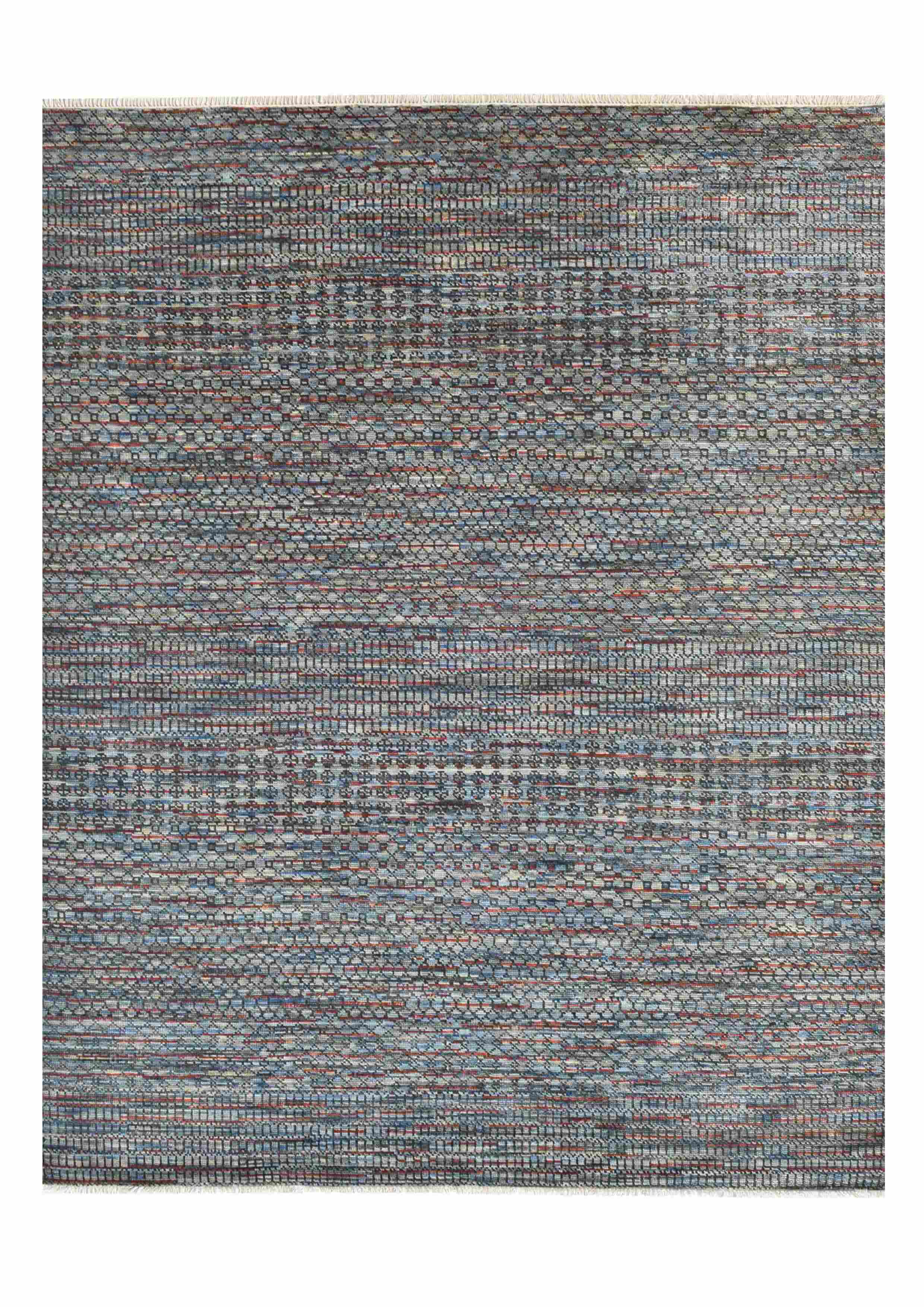 Modern 5/5 Rug 8.0 x 9.10 Red - Design C2