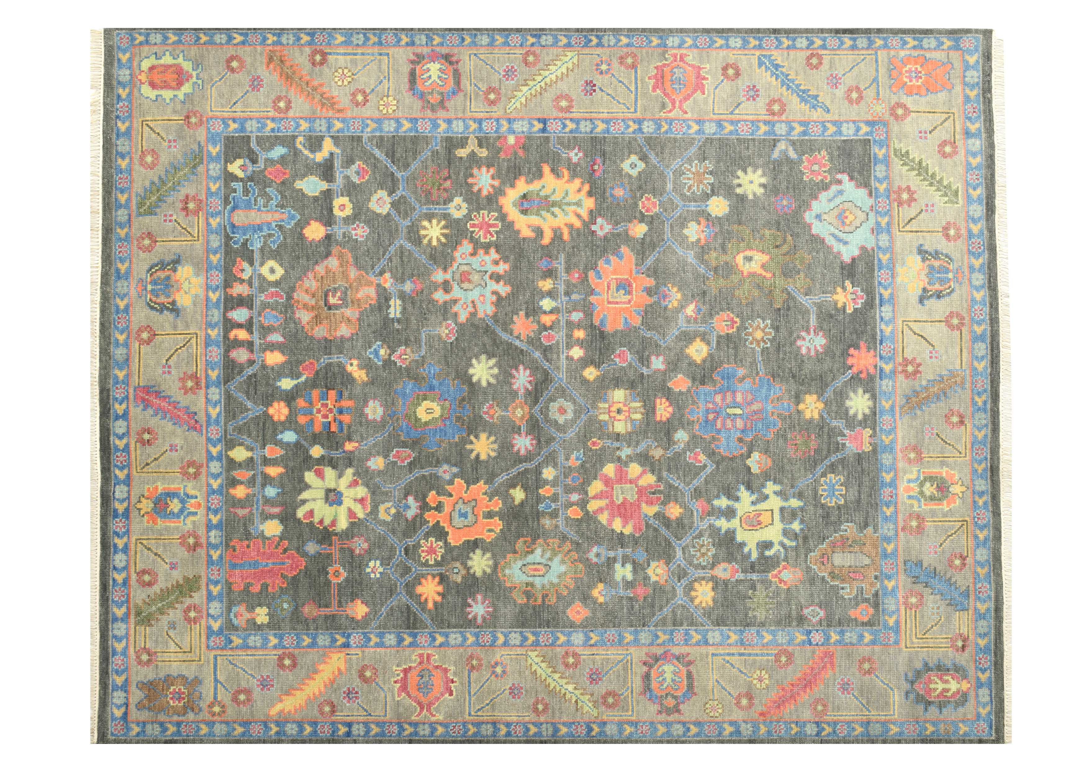 Oushak Rug 8.2 x 10.2 Multi - Design 705