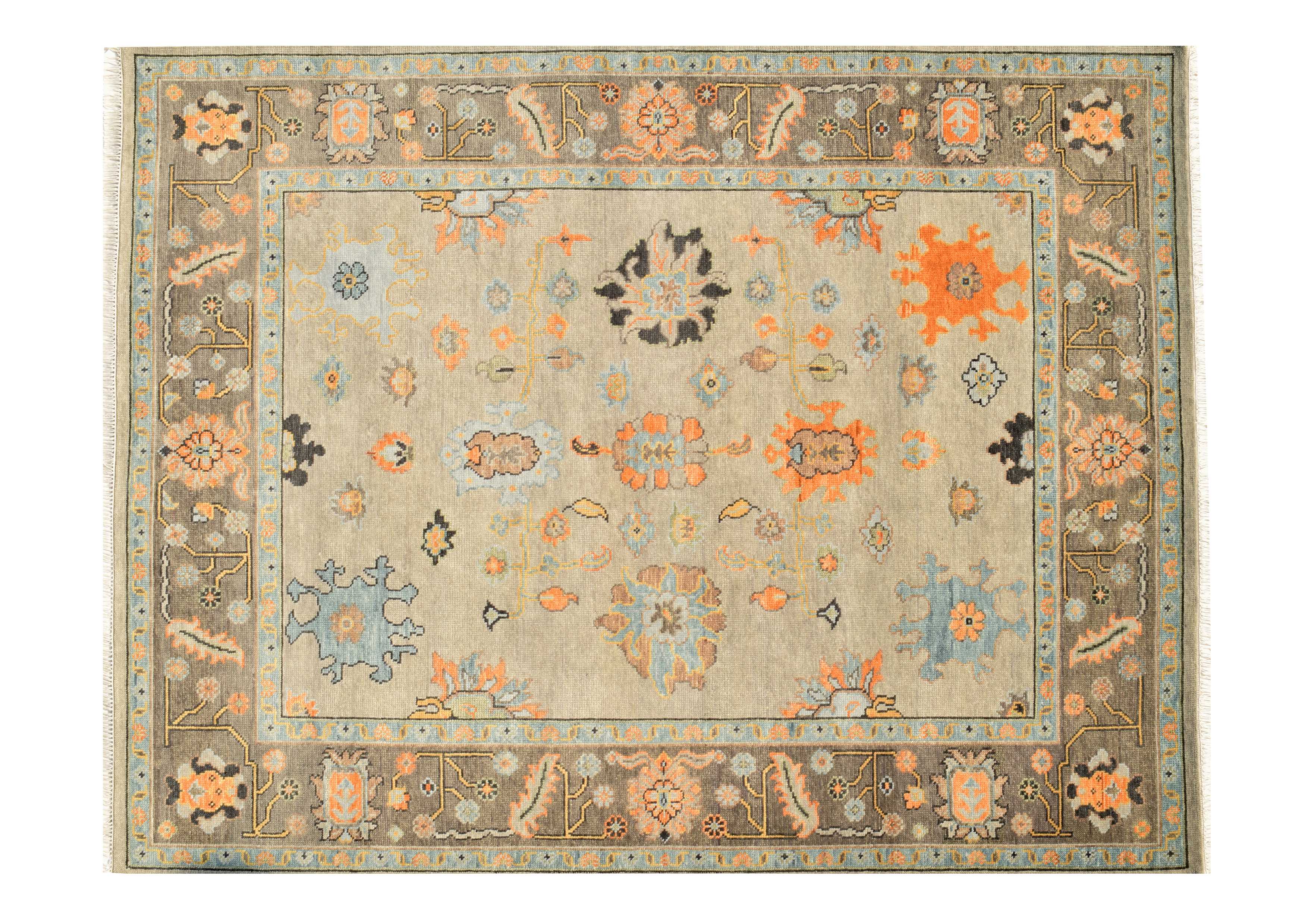 Oushak Rug 8.2 x 10.4 Multi - Design 709