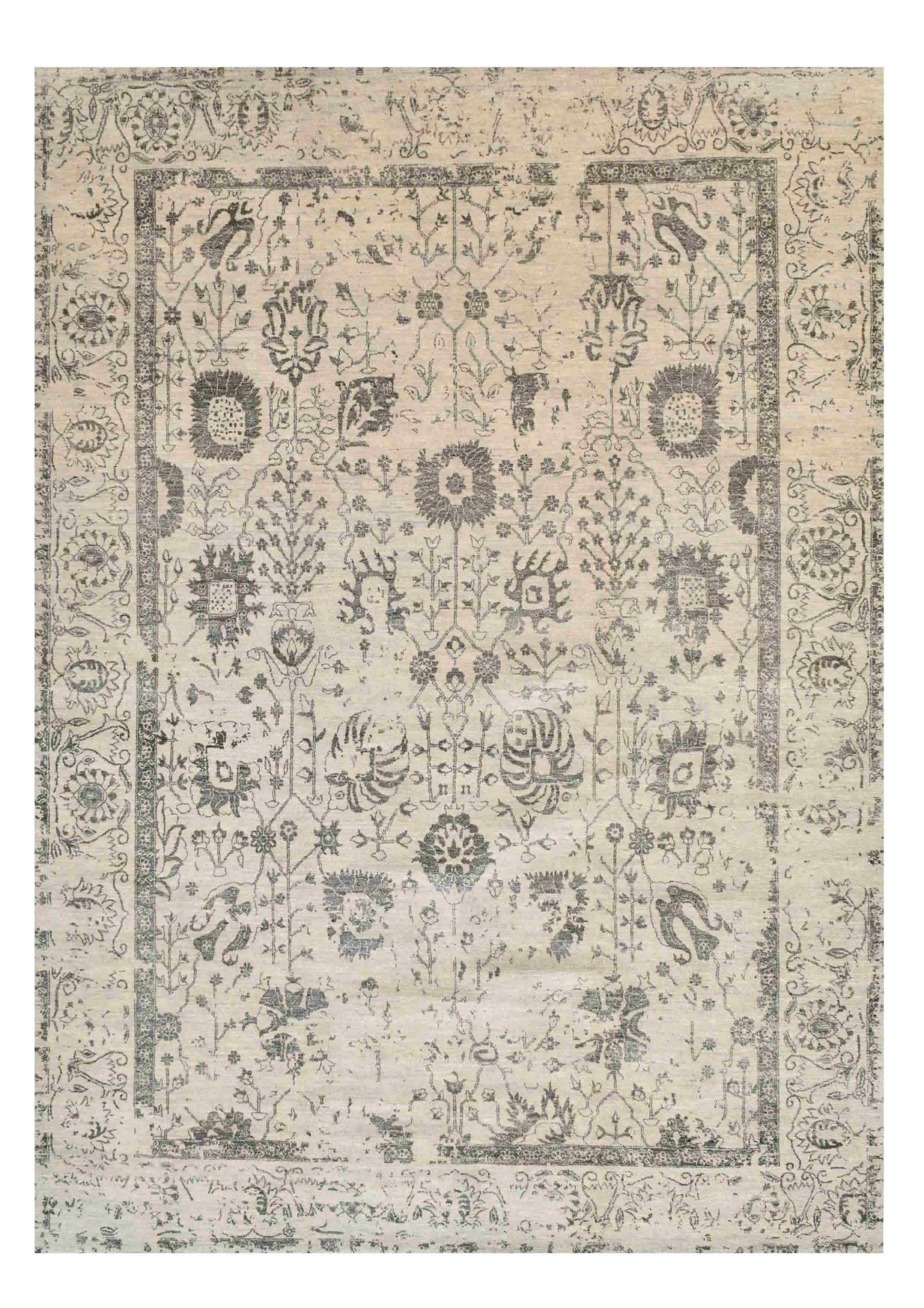 Modern 10/10 Rug 9.0 x 12.5 Grey - Design SM-641