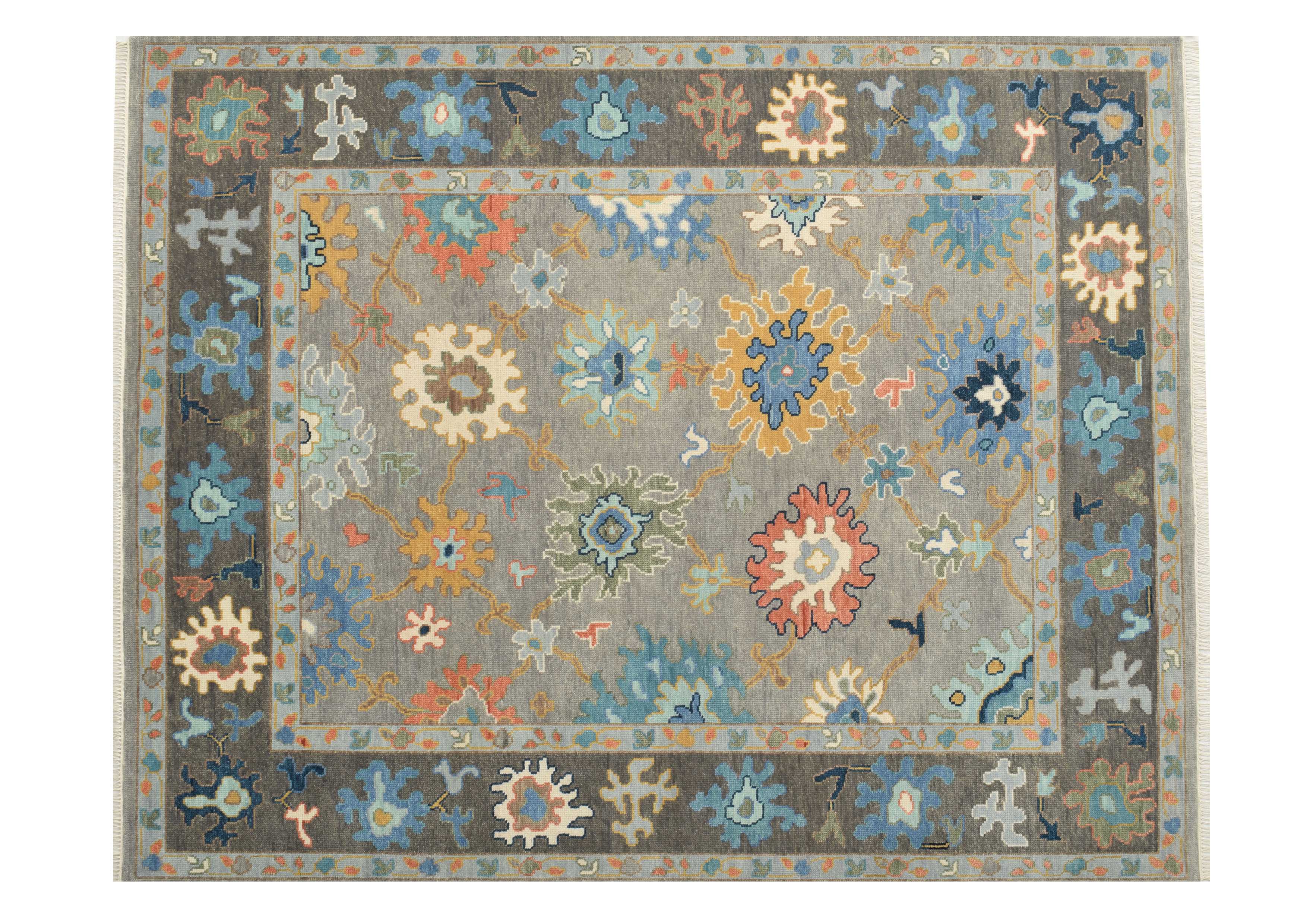 Oushak Rug 8.2 x 10.1 Multi - Design 720