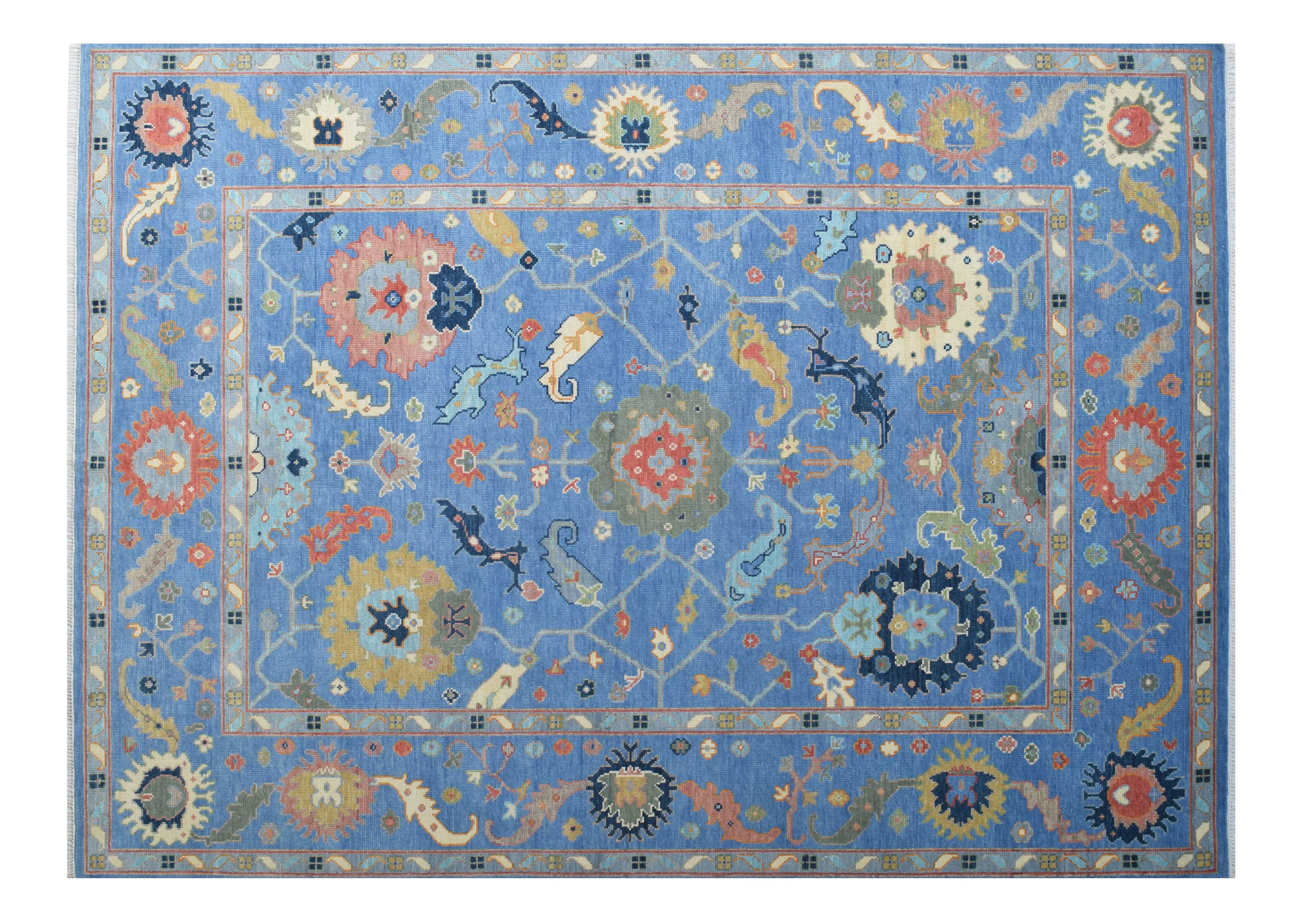 Oushak Rug 9.1 x 12.0 Multi - Design 726