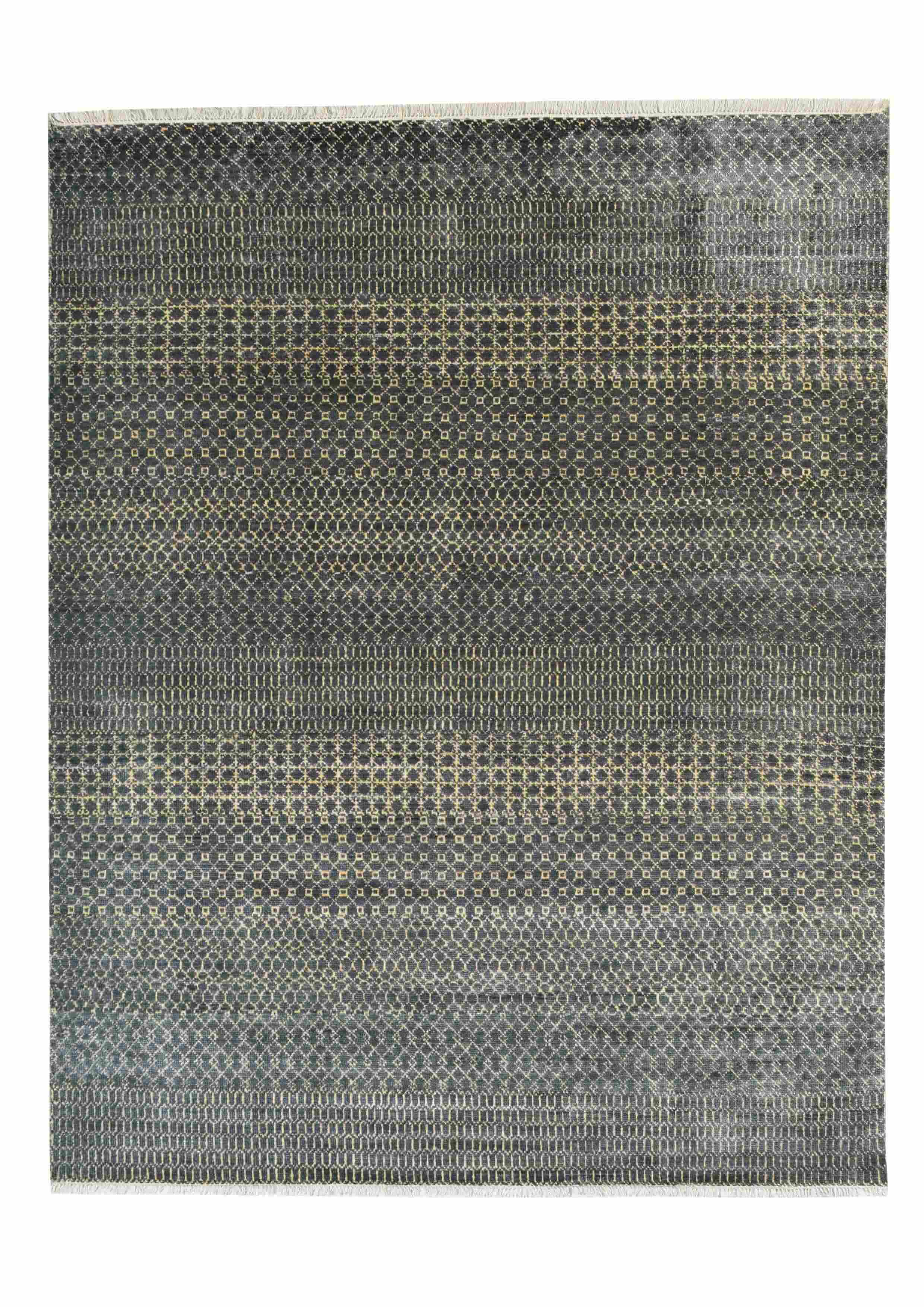 Modern 5/5 Rug 7.11 x 9.10 Gold - Design C2