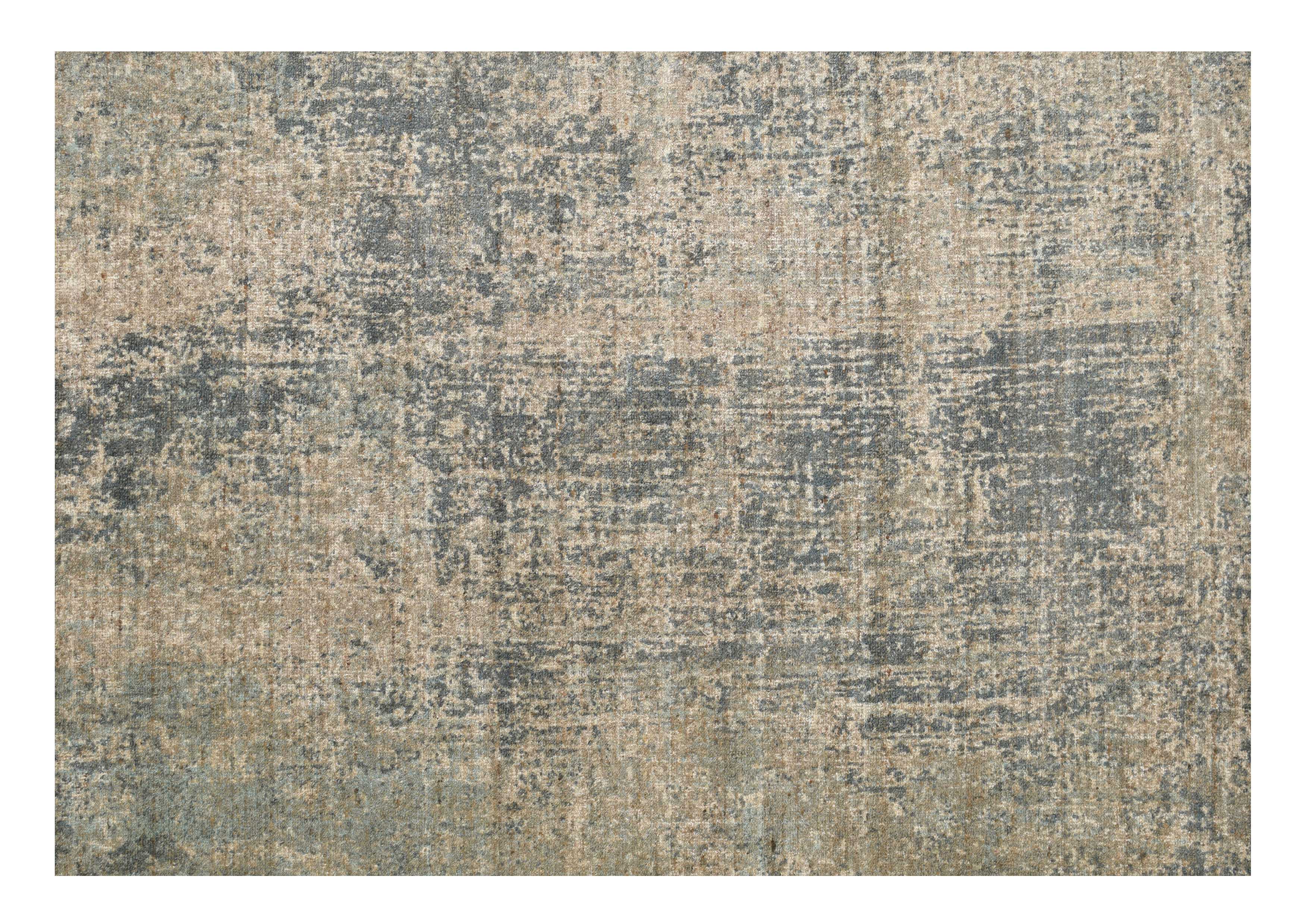 Printed Handloom Rug 5.0 x 8.0 Multi - Design SM-1033