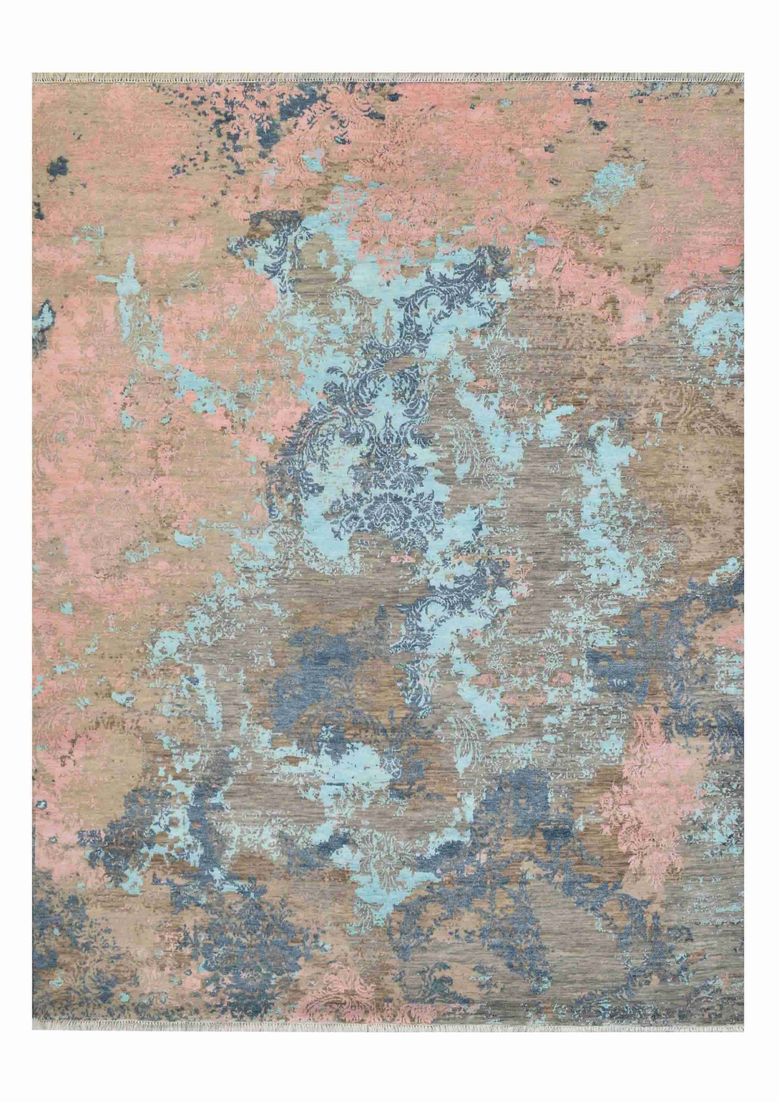 Modern 10/10 Rug 7.11 x 10.2 Tourquise - Design SM-636