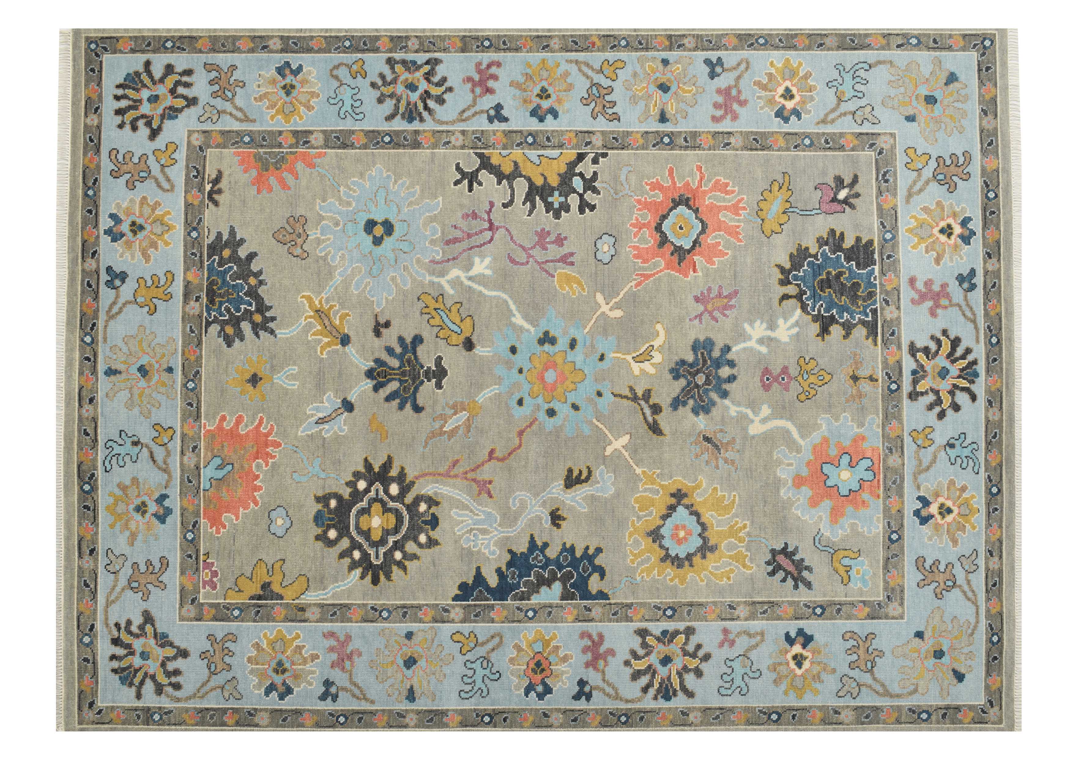 Oushak Rug 9.1 x 12.4 Multi - Design 712