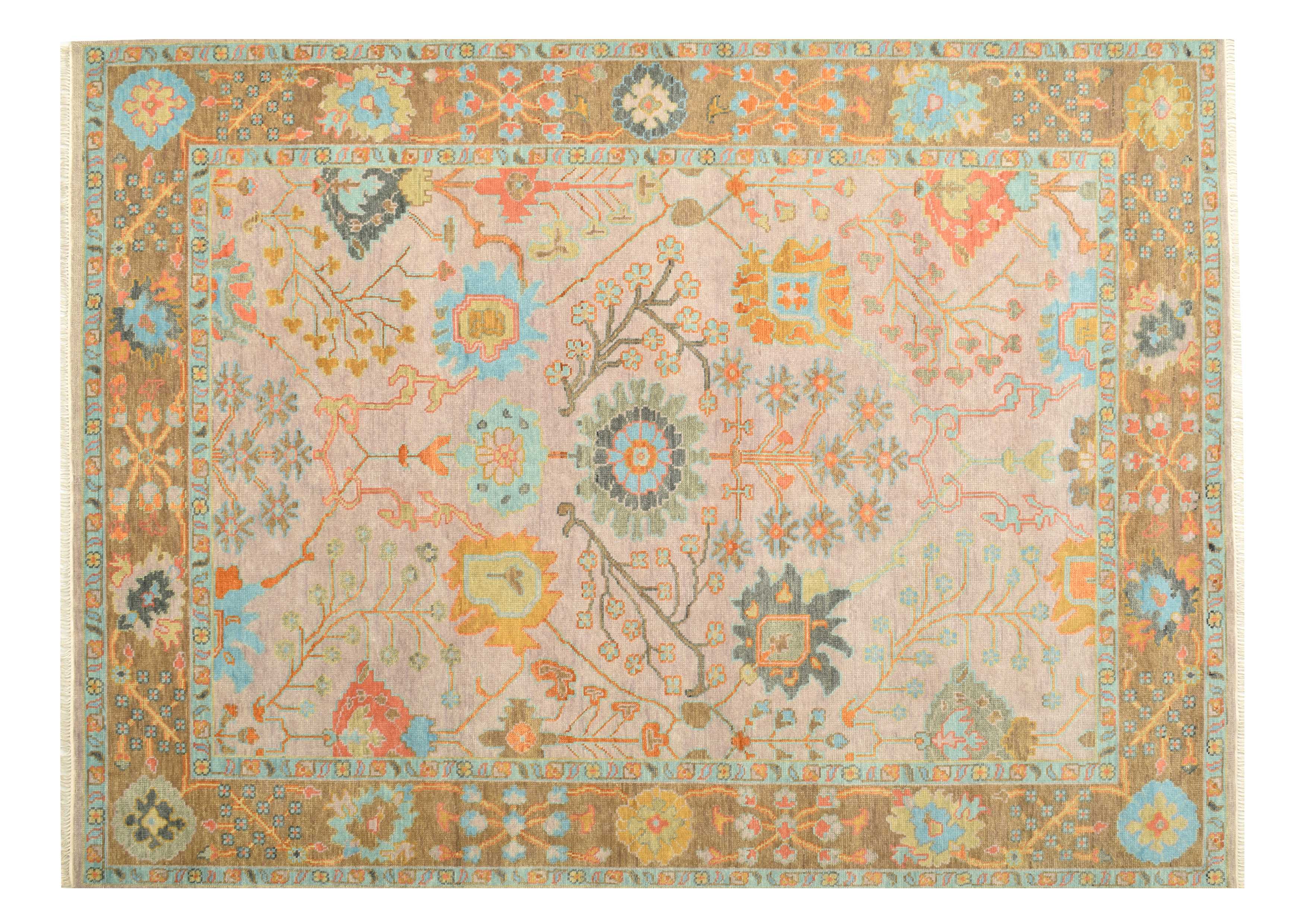 Oushak Rug 9.0 x 12.0 Multi - Design 722