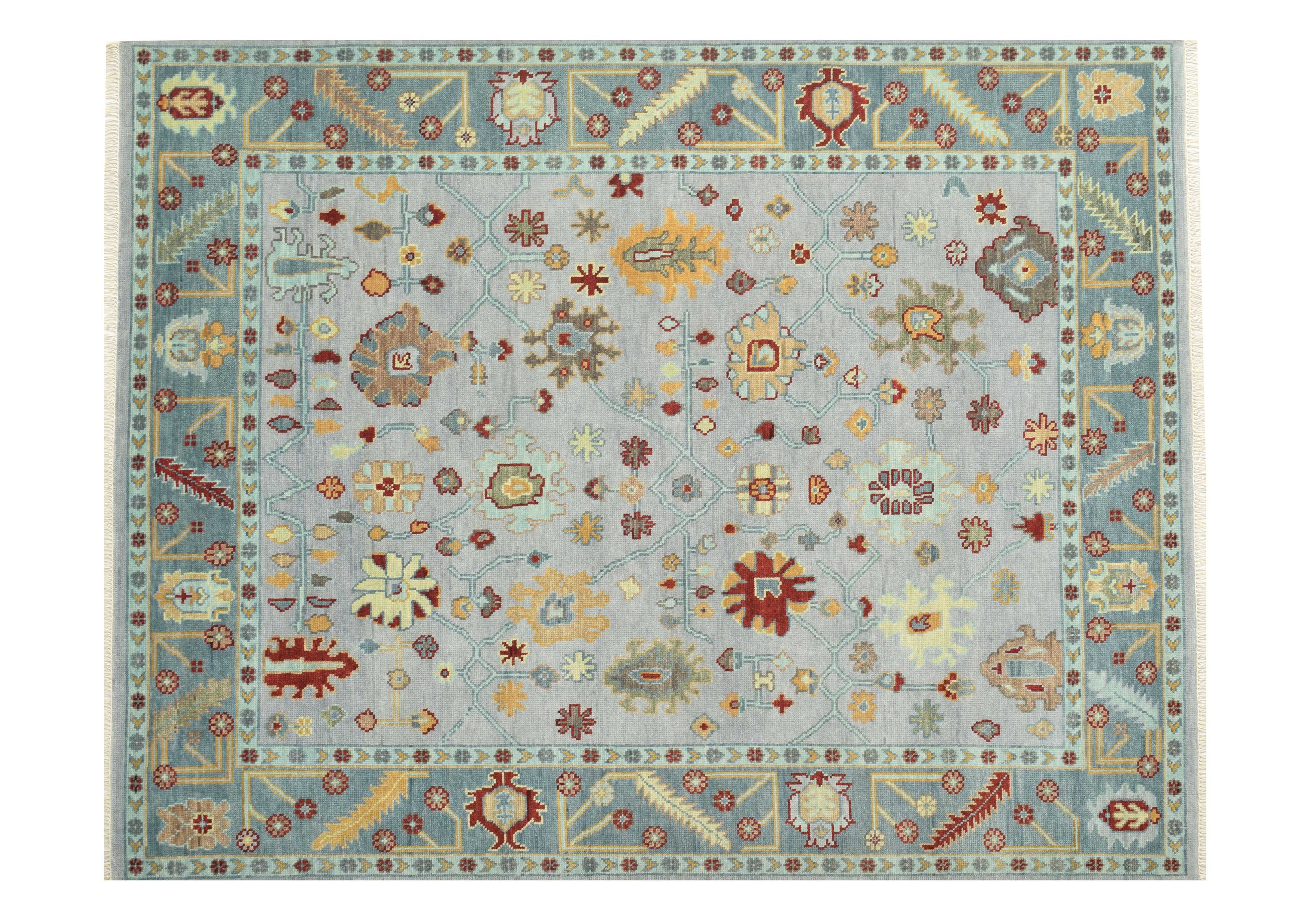 Oushak Rug 8.0 x 10.0 Multi - Design 703