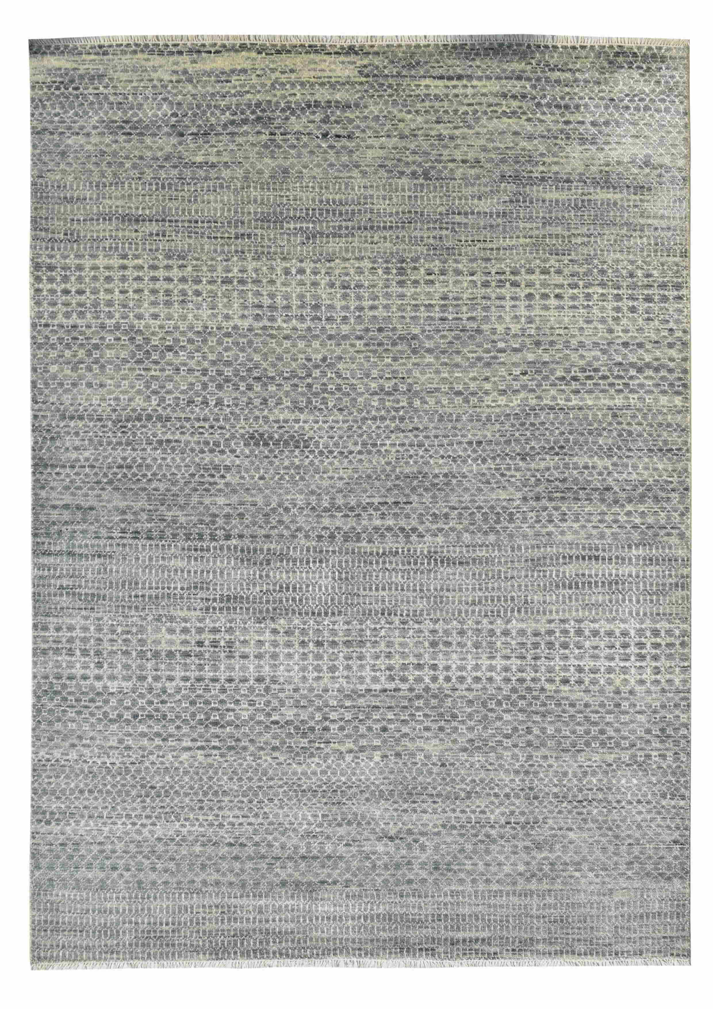 Modern 5/5 Rug 7.10 x 10.0 Silver - Design GHM108