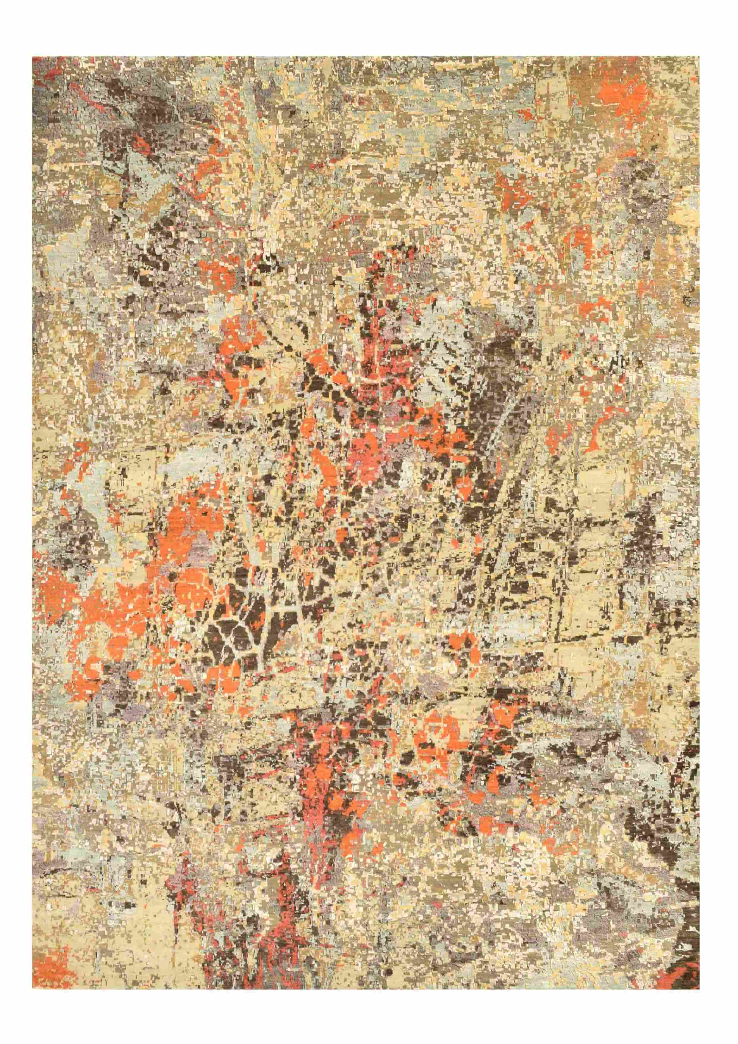 Modern 10/10 Rug 8.11 x 12.1 Multi - Design SM-538