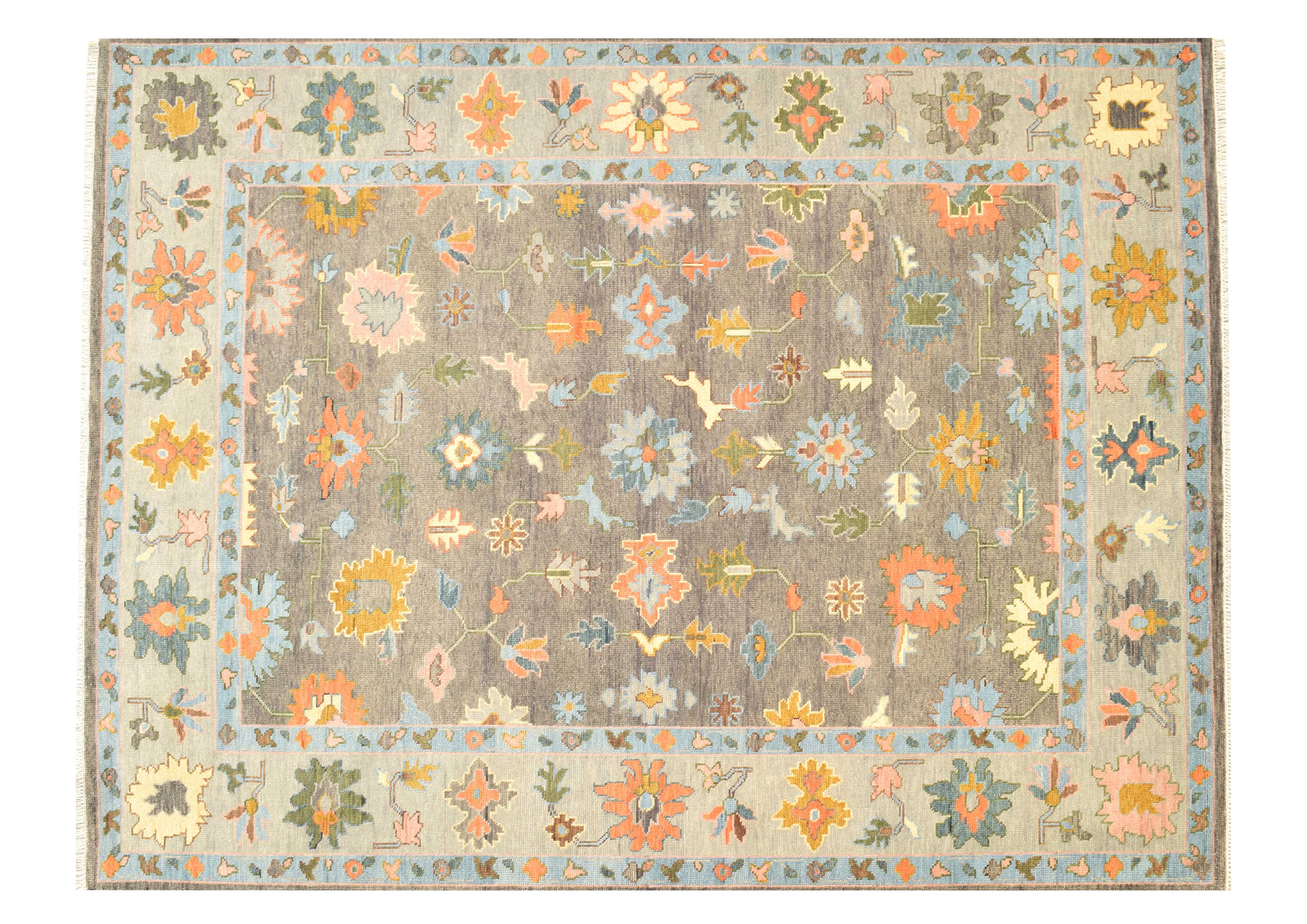 Oushak Rug 9.0 x 12.0 Multi - Design 719