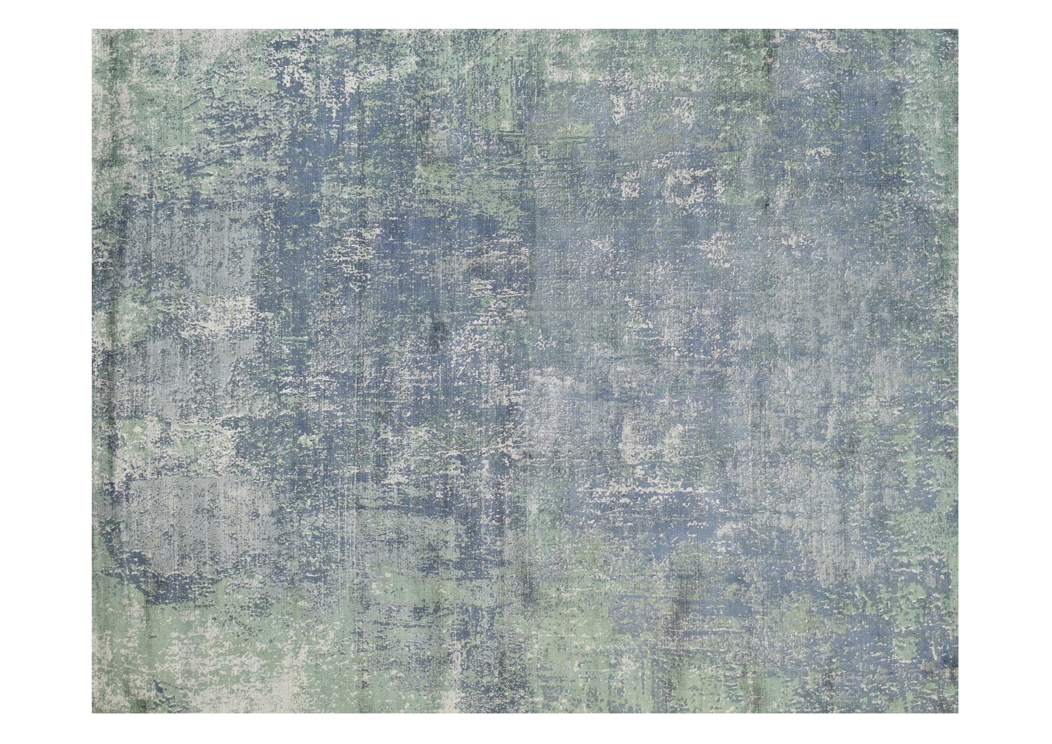 Printed Handloom Rug 8.0 x 10.0 Multi - Design SM-1001