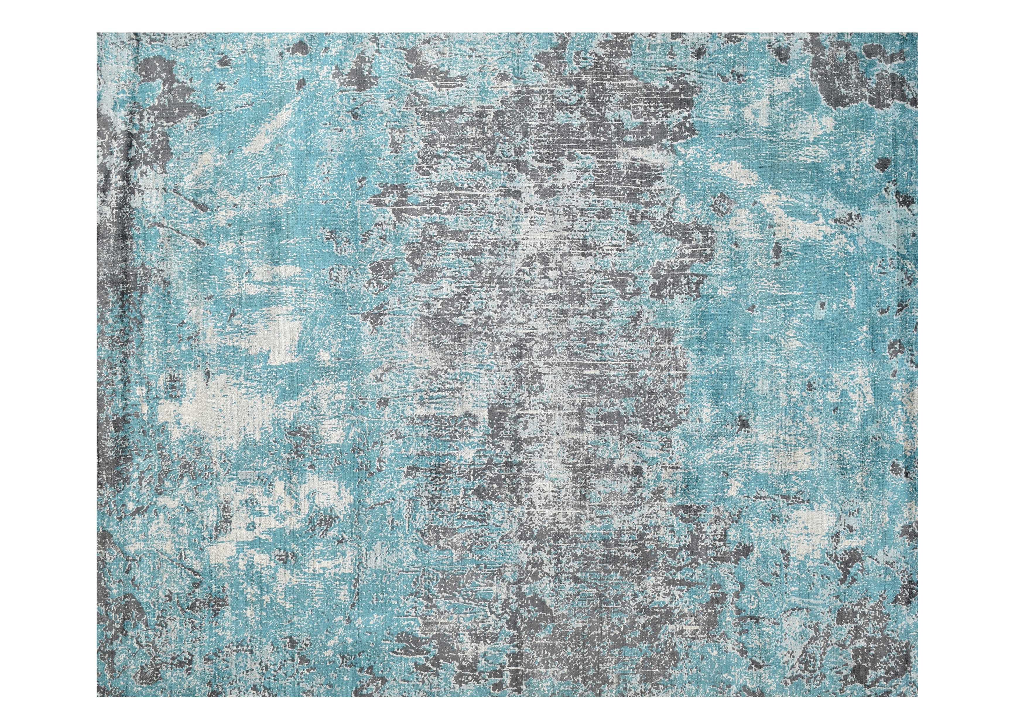 Printed Handloom Rug 8.0 x 10.2 Multi - Design SM-1003