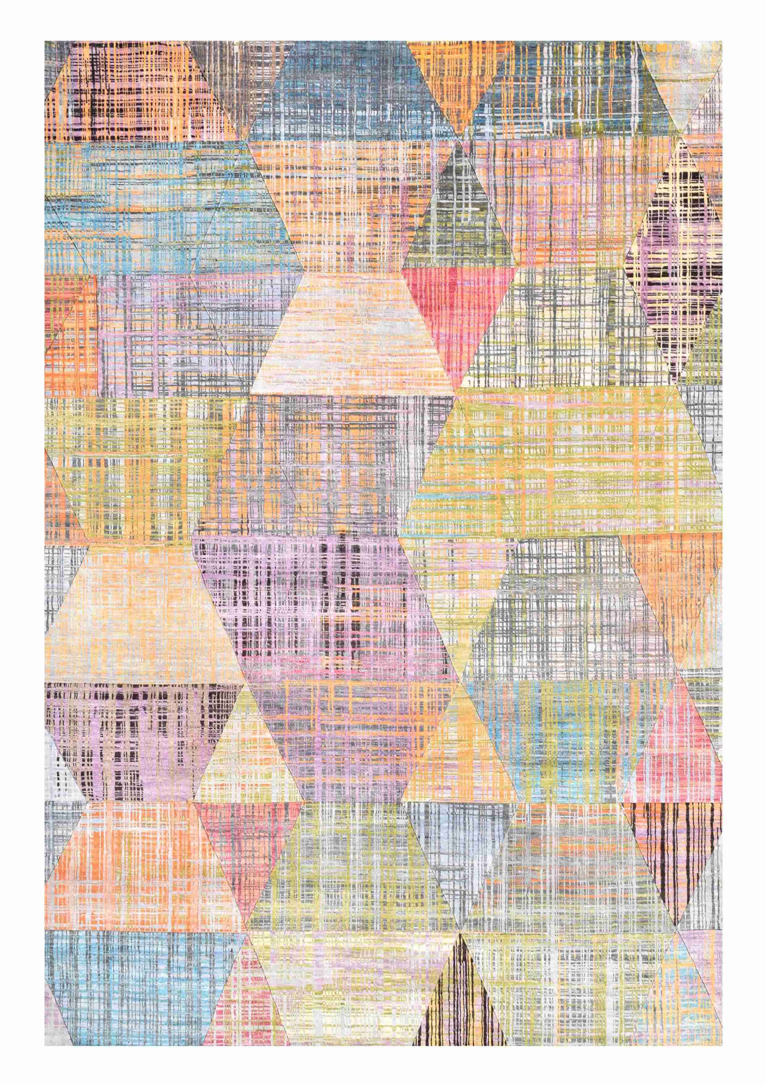 Modern 10/10 Rug 6.7 x 9.10 Multi - Design 934