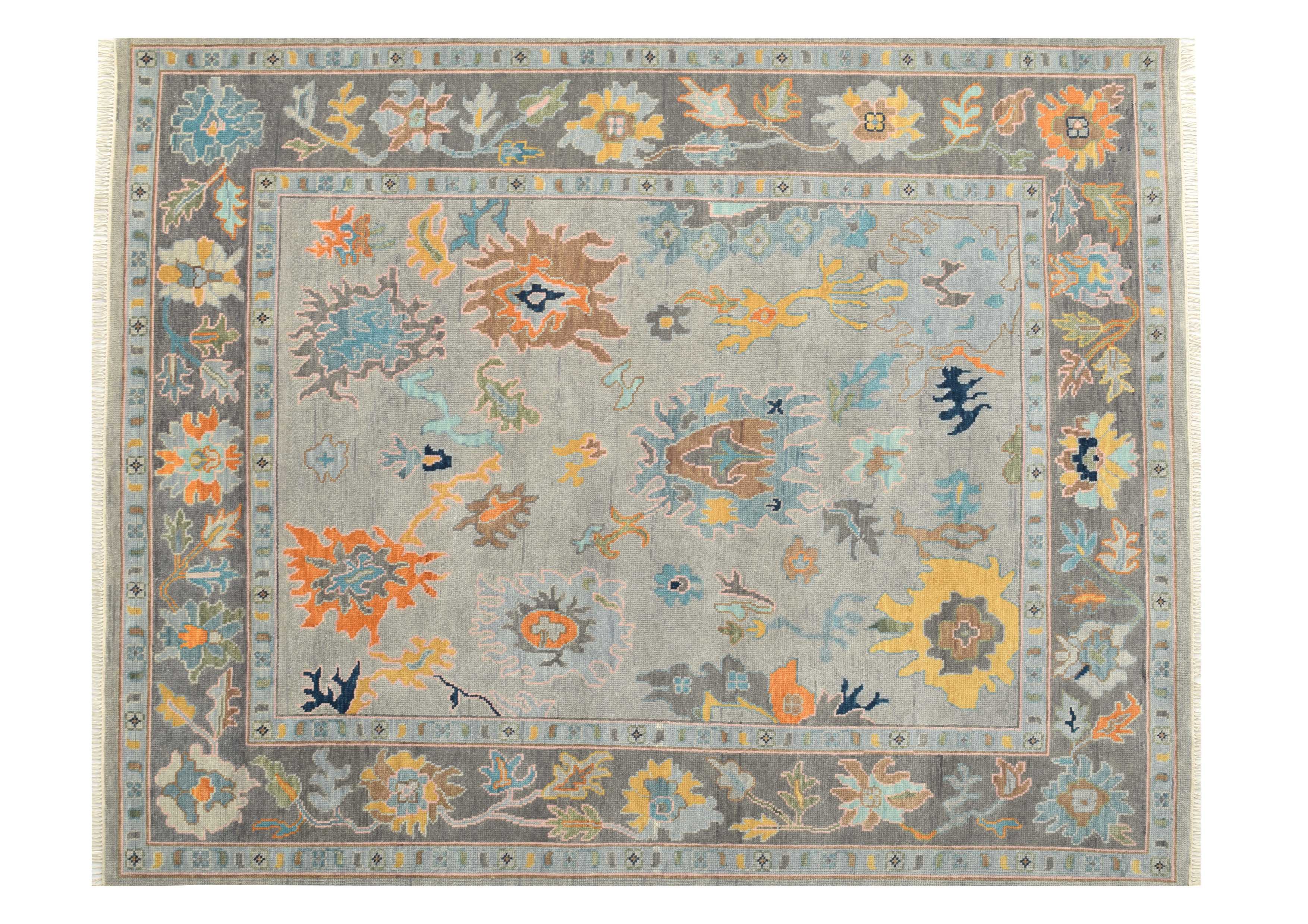 Oushak Rug 8.1 x 10.2 Multi - Design 710