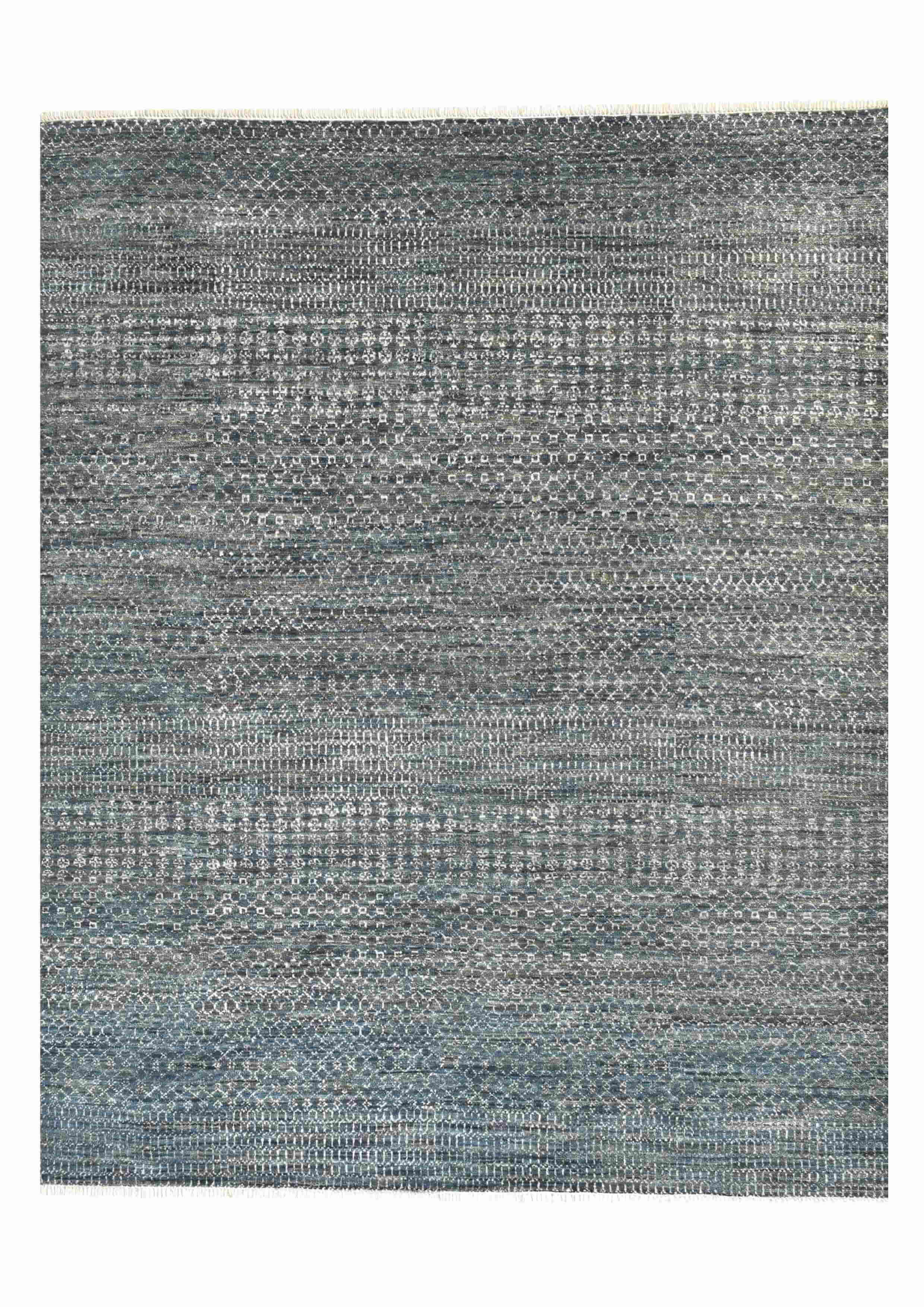 Modern 5/5 Rug 9.9 x 8.0 Charcoal - Design C2
