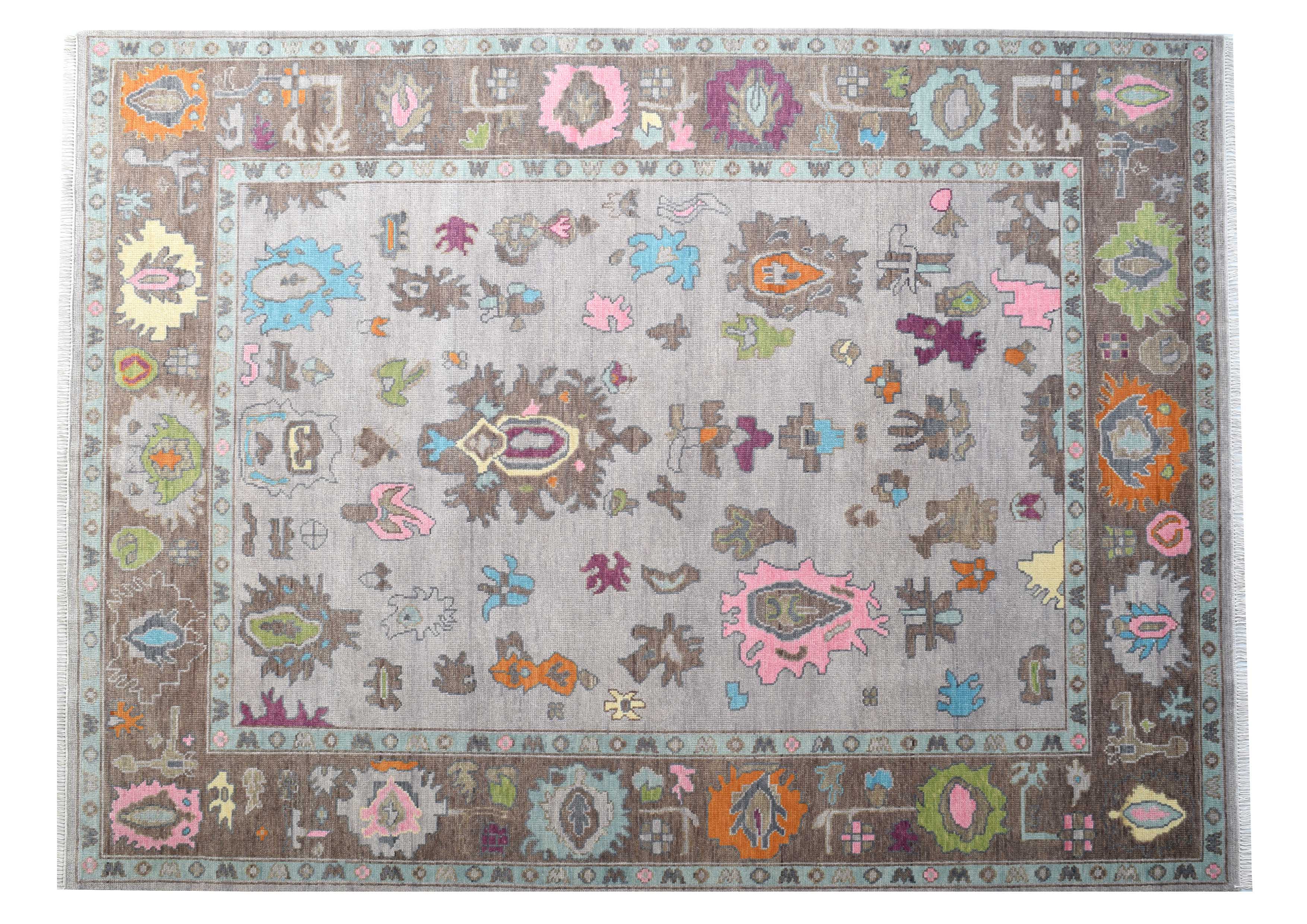Oushak Rug 9.2 x 12.0 Multi - Design 725