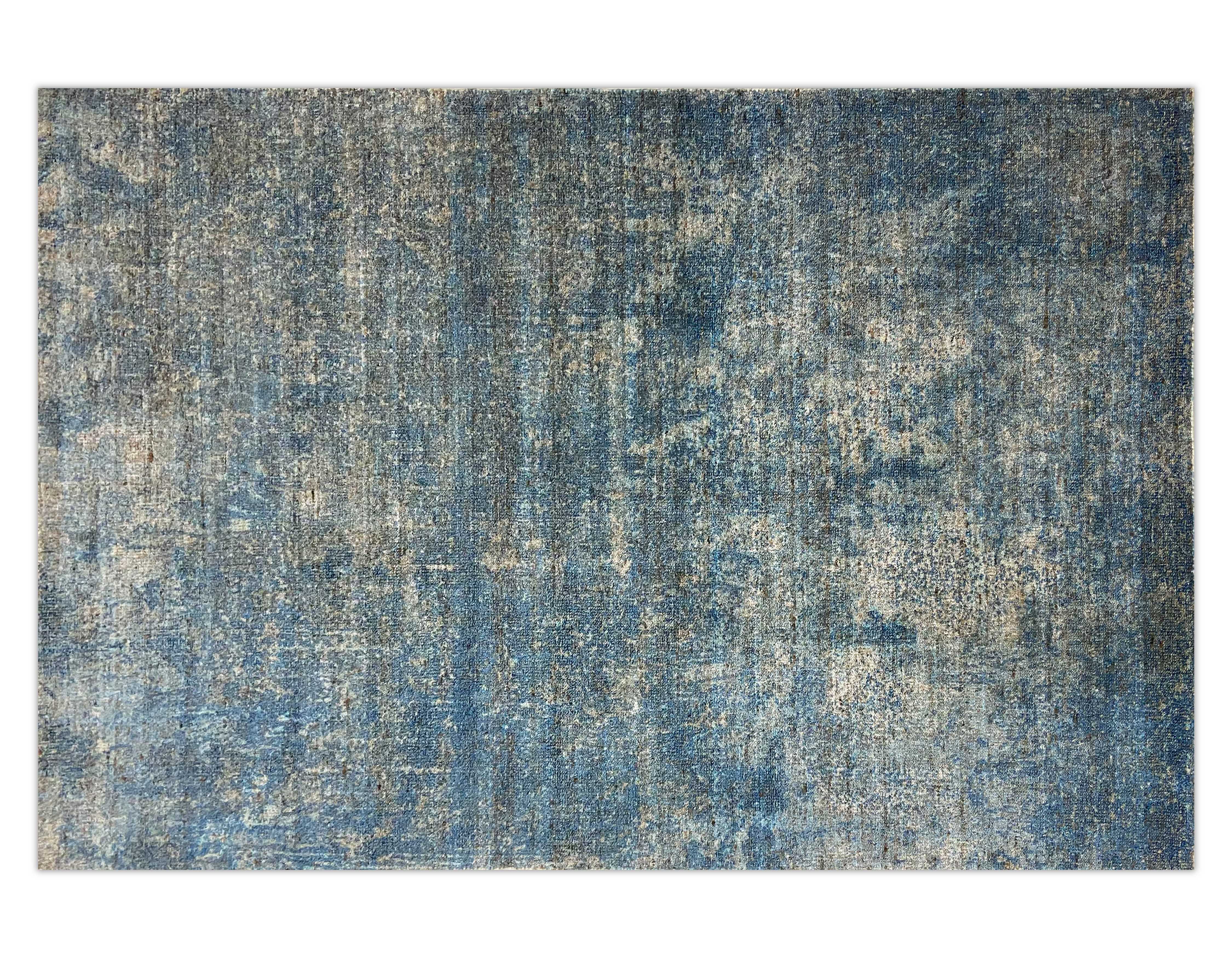 Printed Handloom Rug 5.0 x 8.0 Multi - Design SM-1020