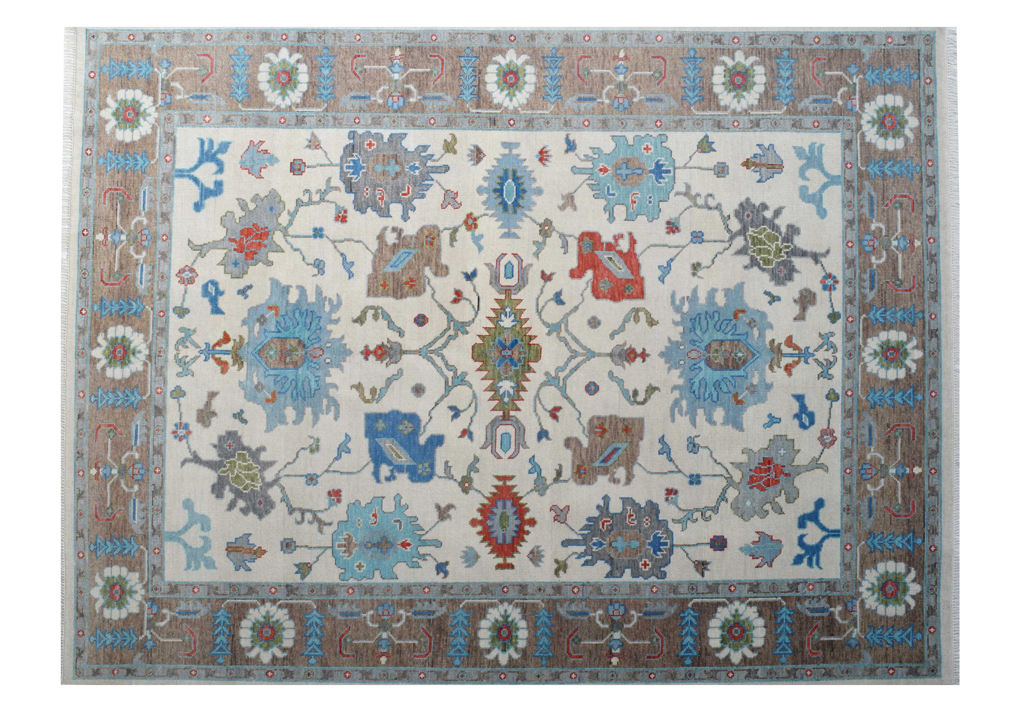 Oushak Rug 9.1 x 12.2 Multi - Design 724