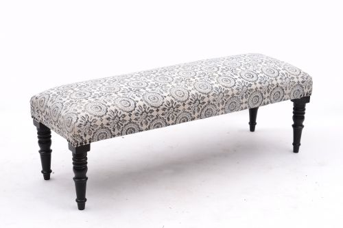 AD-14 WOODEN KILLIM UPH BENCH