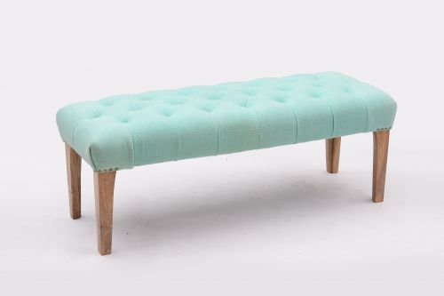 AD-19 WOODEN COTTON UPH BENCH