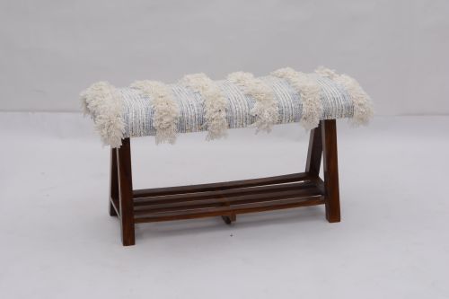 AD-32 WOODEN BENCH WITH SHELF