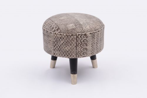 AD-273 WOODEN ROUND STOOL