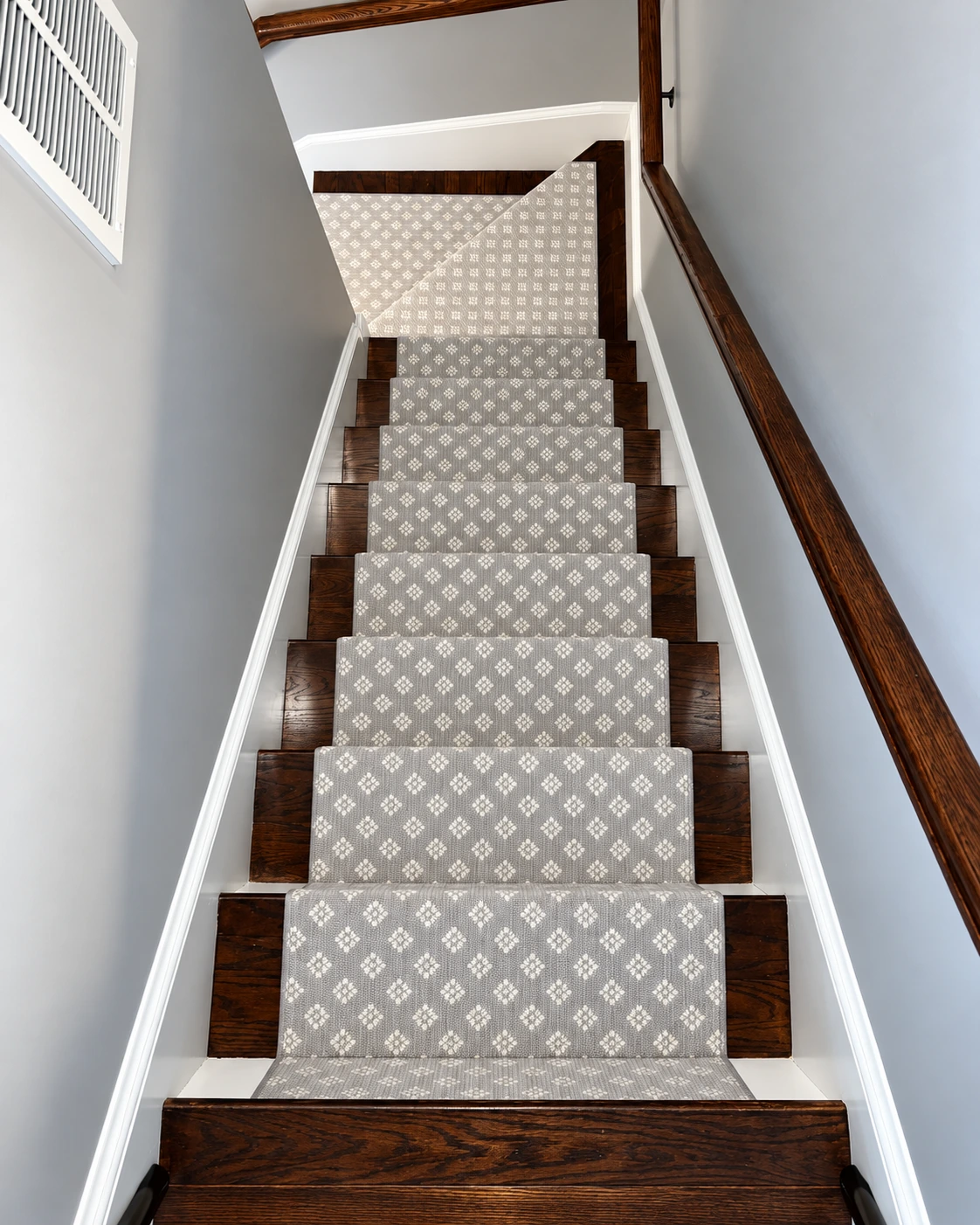 A classic stair runner